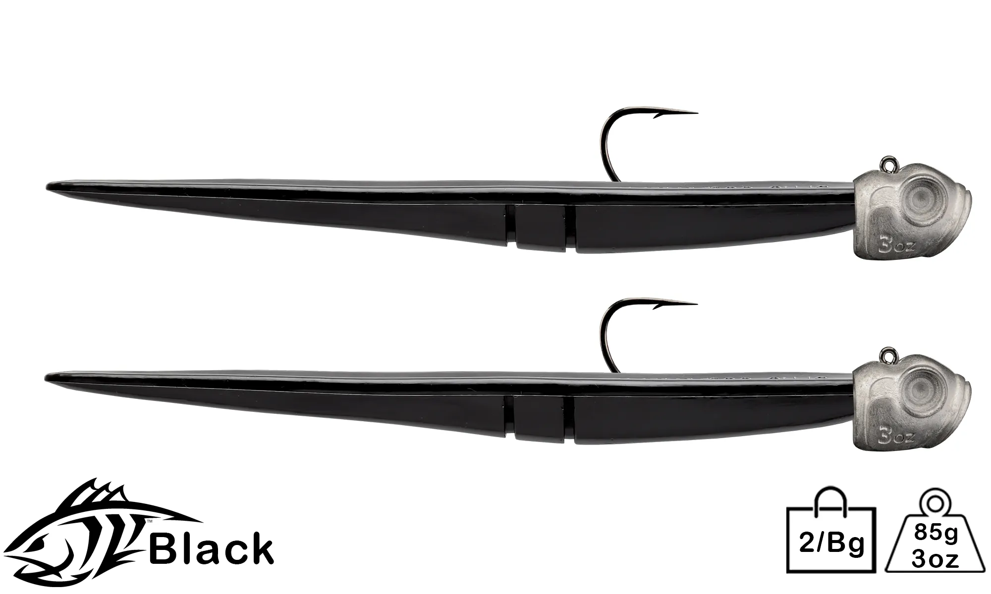 Lunker City 12" 3oz Pre-Rigged Slug-Go - Image 2