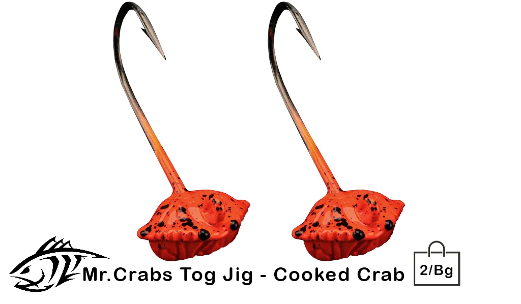 Lunker City 3/4oz Mr. Crabs Tog Jigs 2/Bag - Image 4