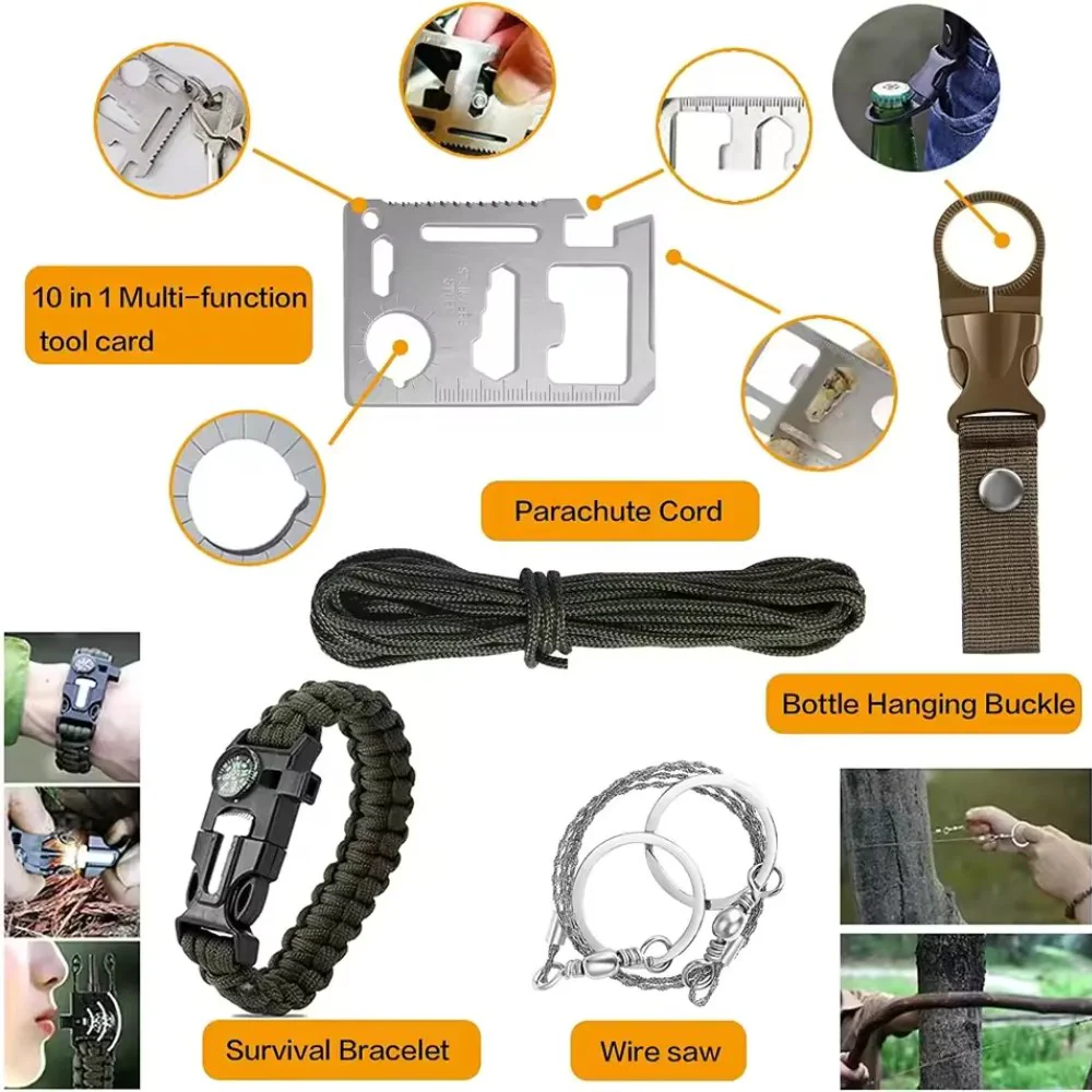 Outdoorzees 31 Pieces in 1 Bag Survival Gear and Equipment - Image 3