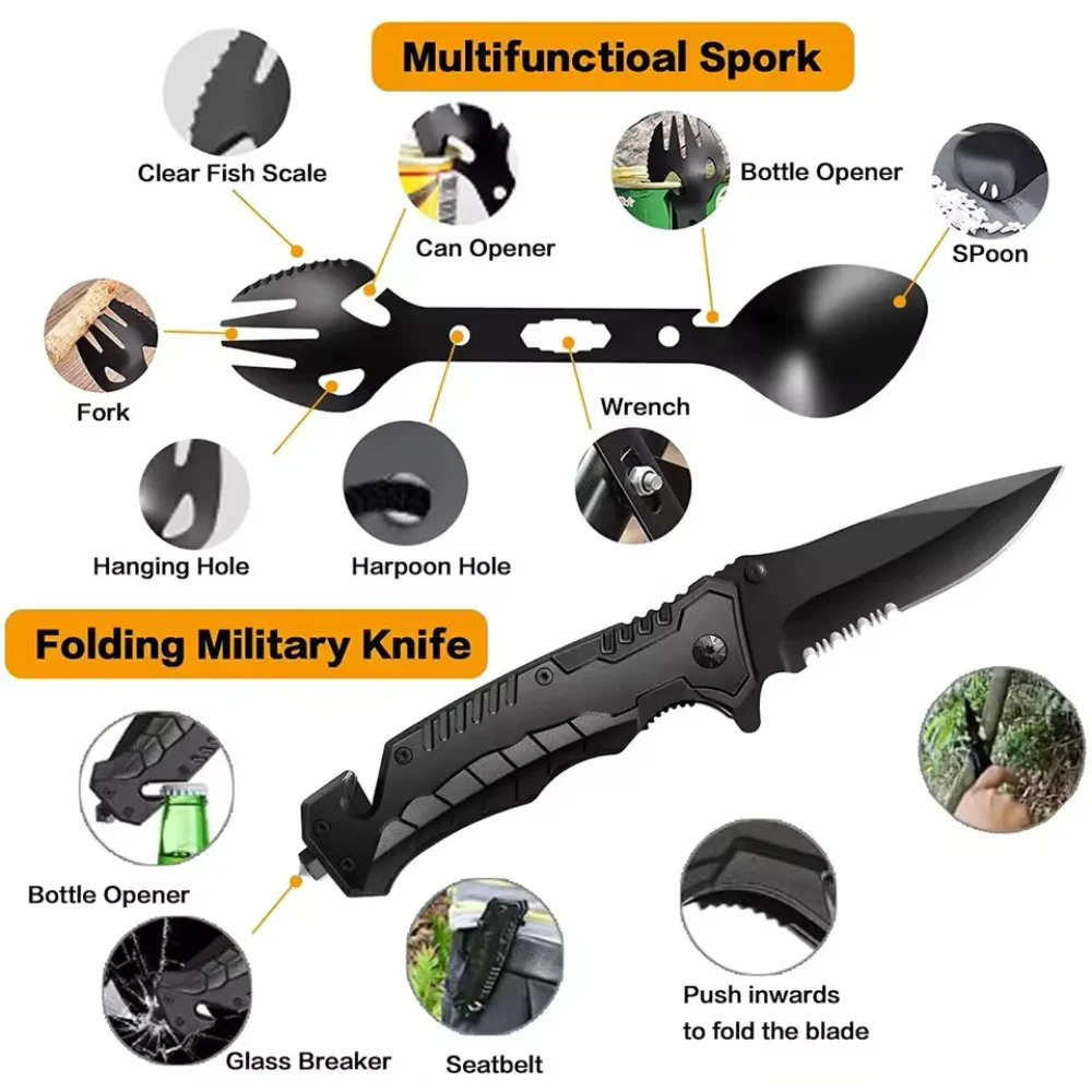 Outdoorzees 31 Pieces in 1 Bag Survival Gear and Equipment - Image 5