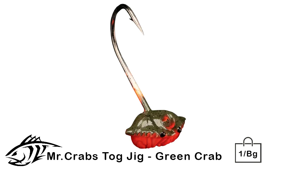 Lunker City 3oz Mr. Crabs Tog Jig 1/Bag - Image 2