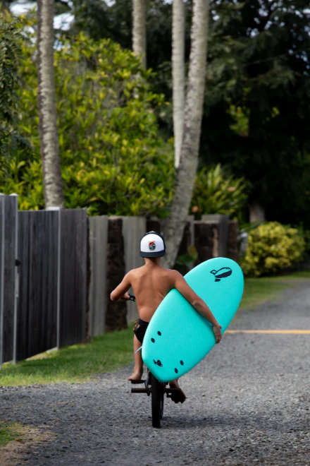 Rock-It Surf 4'10" CHUB twin fin shortboard - Image 2