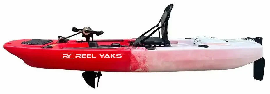 ReelYaks 9.5ft Raider Modular Propeller Drive Pedal Fishing Kayak | 380lbs Capacity | 2 Piece - Image 3