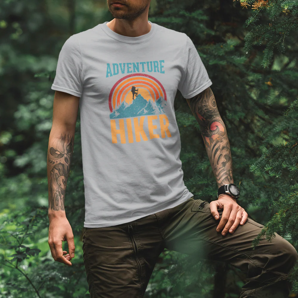 Outdoorzees Adventure Hiker Man T-Shirt - Image 4
