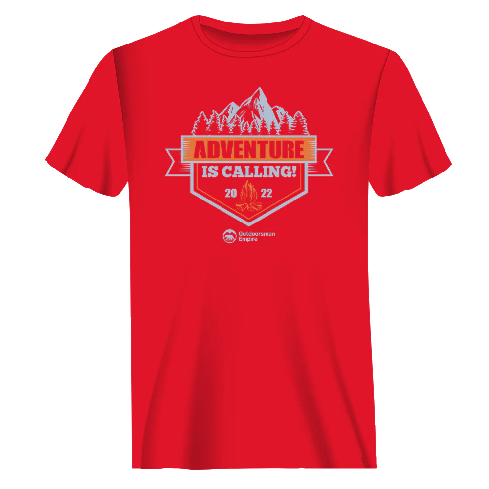 Outdoorzees Adventure Is Calling T-Shirt for Men - Image 3