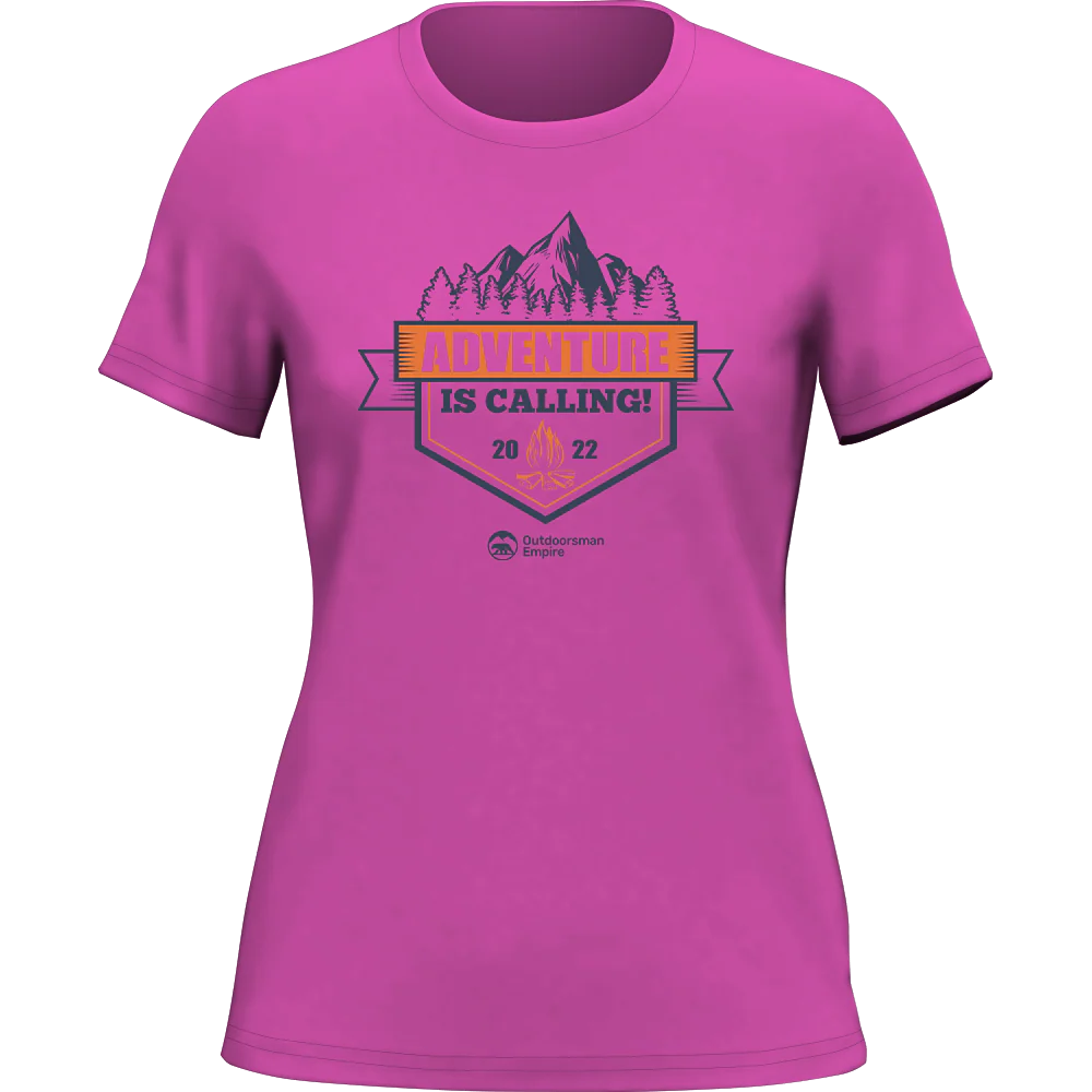 Outdoorzees Adventure Is Calling T-Shirt for Women - Image 3