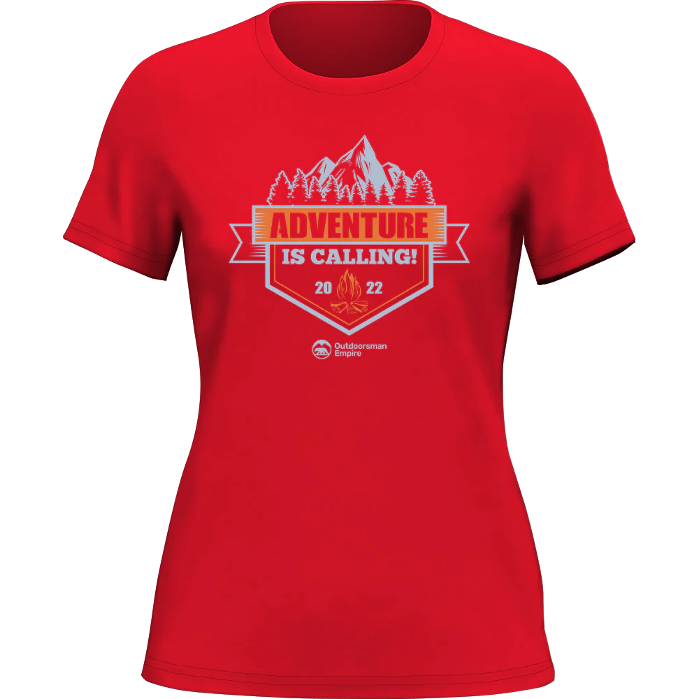 Outdoorzees Adventure Is Calling T-Shirt for Women - Image 4