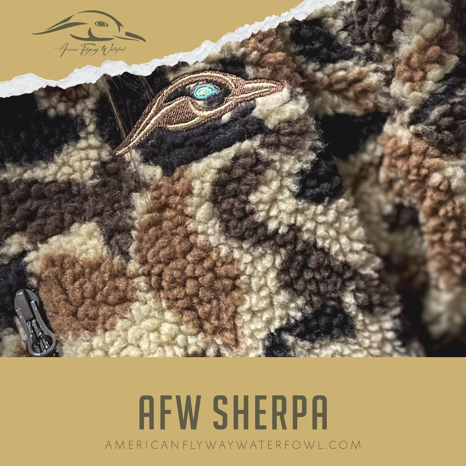 AFW Full Zip Ultra Quiet OSC Sherpa Fleece Jacket - Image 4