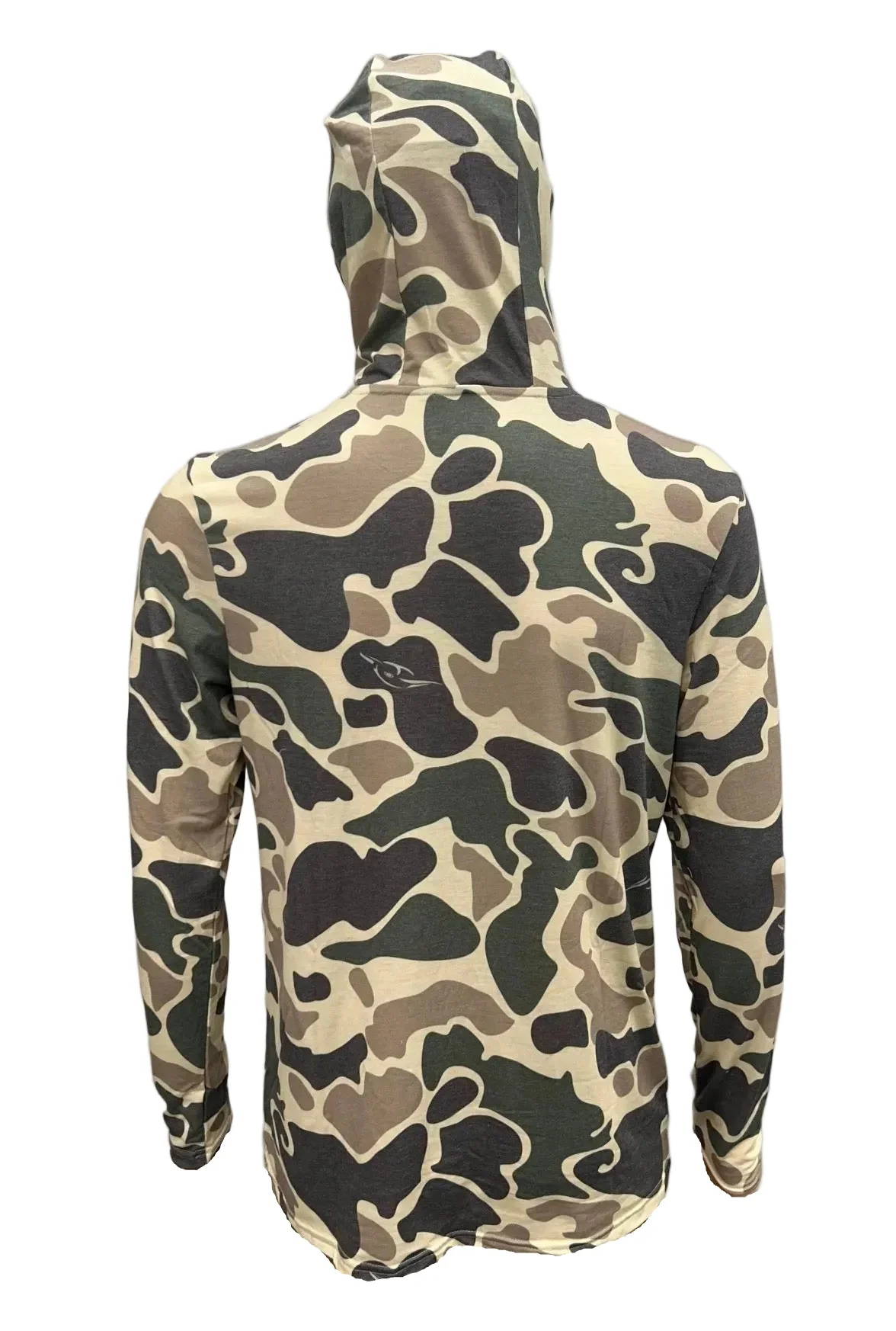 AFW Vintage Camo Green & Brown long sleeve with Hood - Image 2