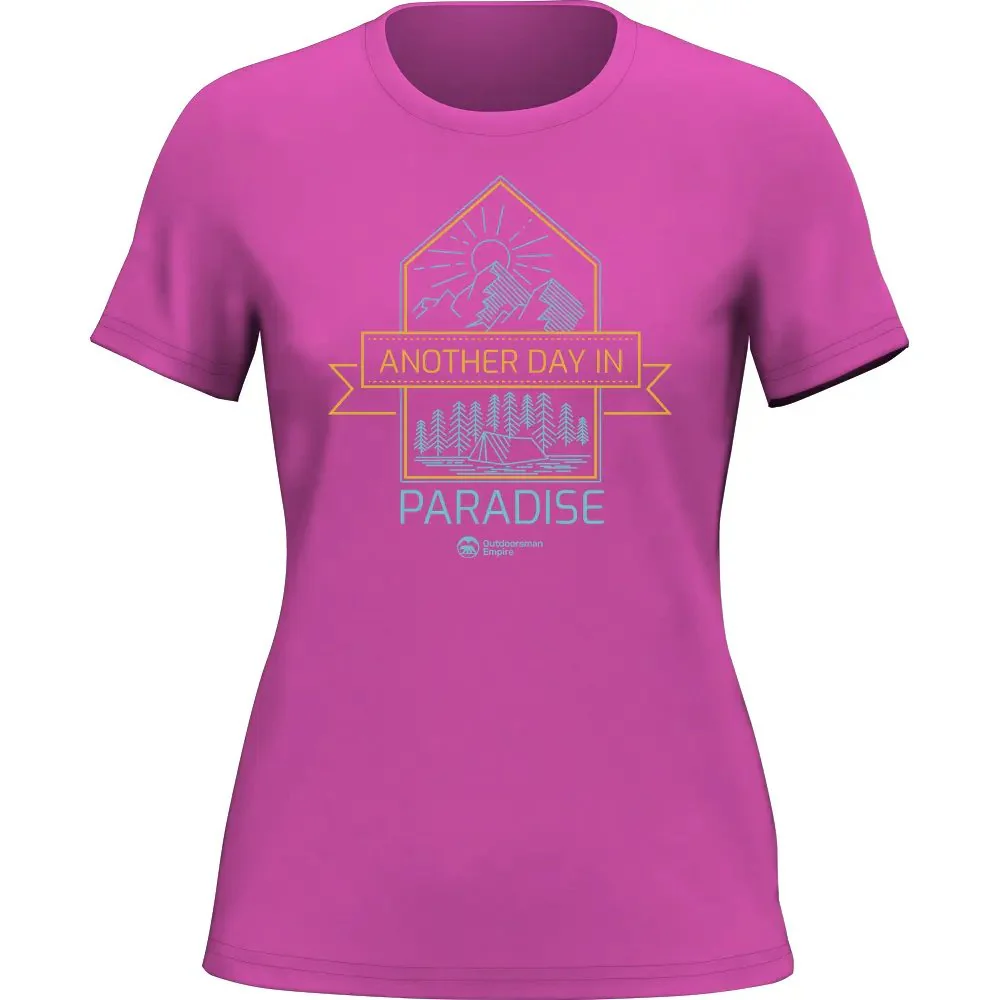 Outdoorzees Another Day In Paradise T-Shirt for Women - Image 3