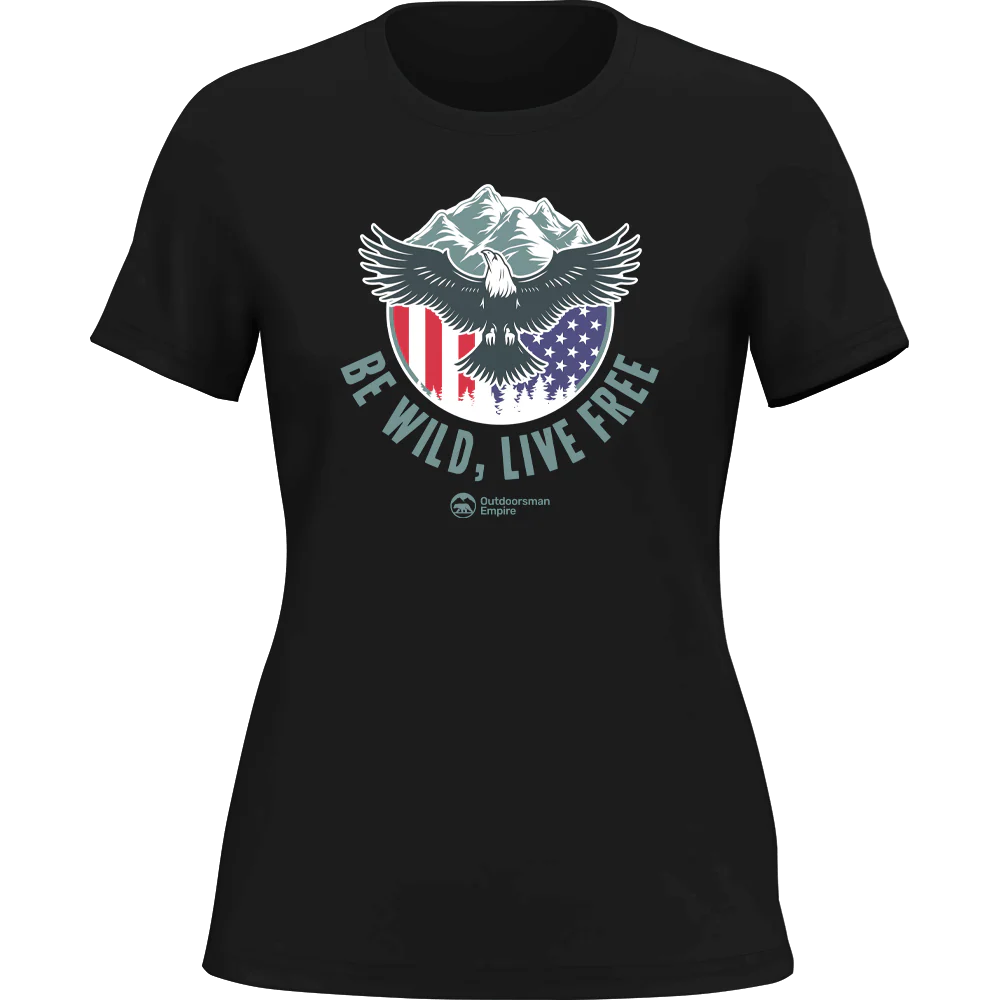 Outdoorzees Be Wild Be Free T-Shirt for Women