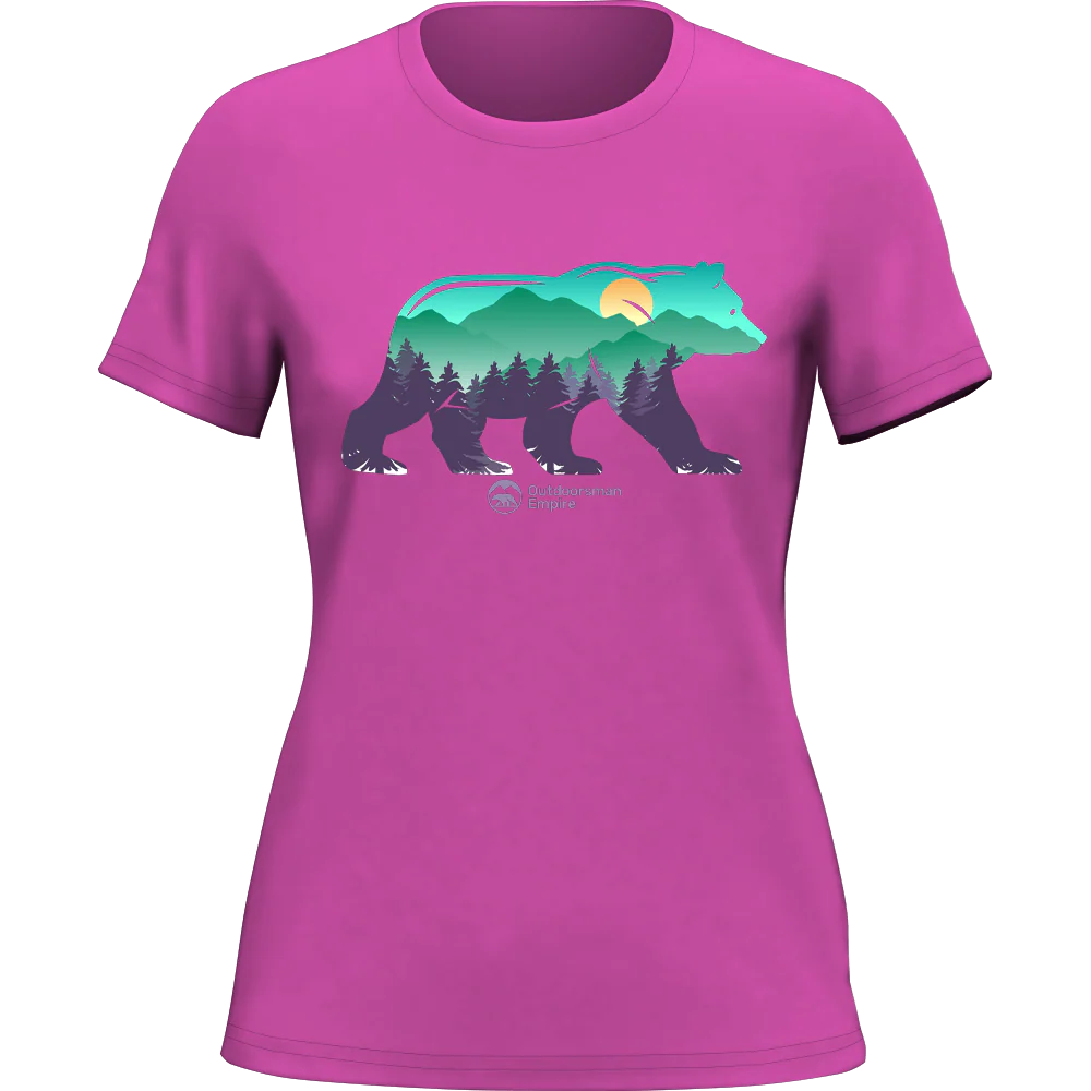 Outdoorzees Bear T-Shirt for Women