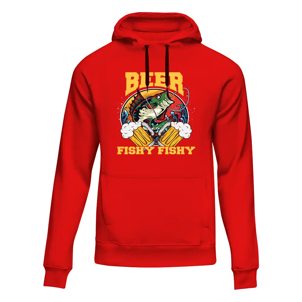 Outdoorzees Beer Fishy Fishy 2 Unisex Hoodie - Image 4