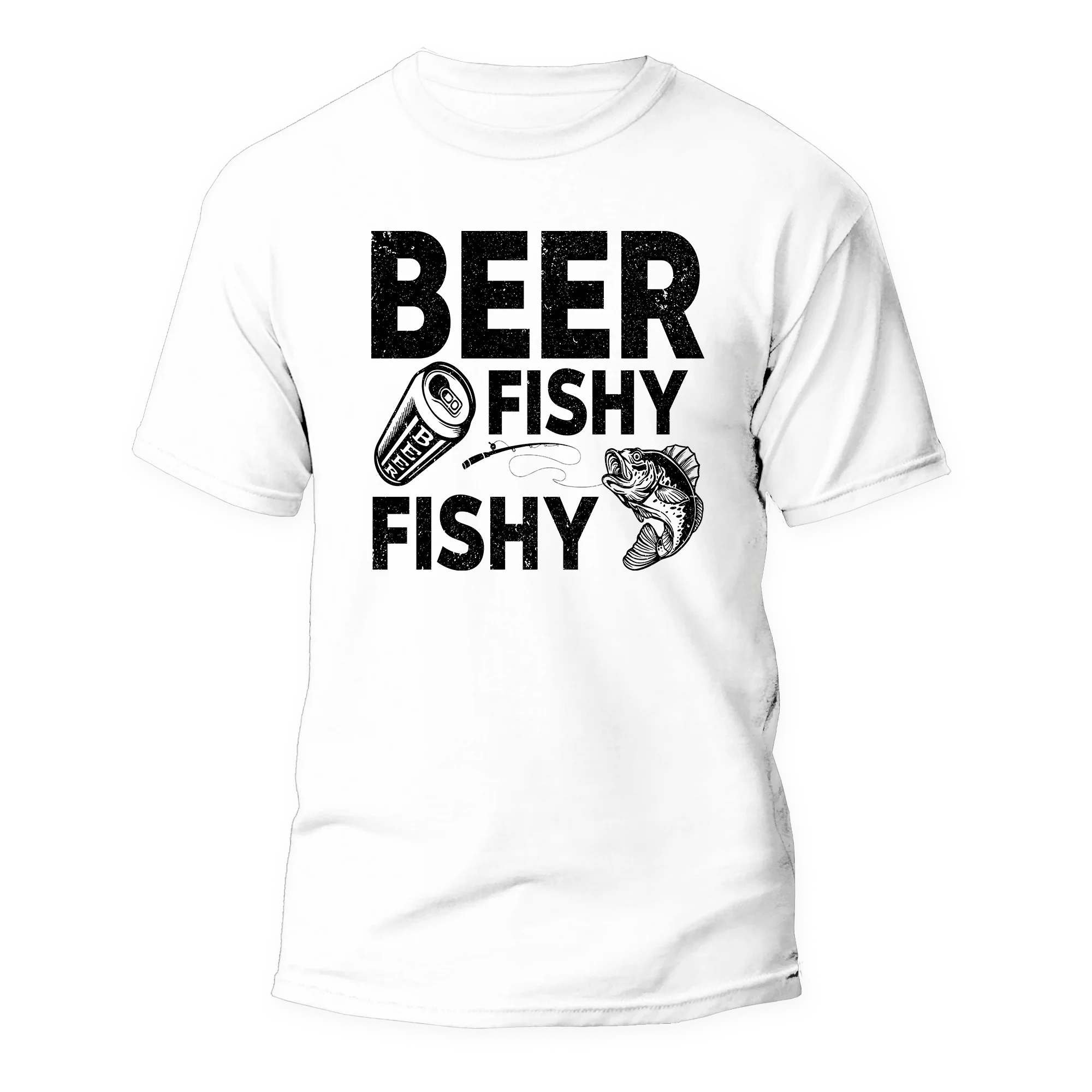 Outdoorzees Beer Fishy Fishy Man T-Shirt - Image 2