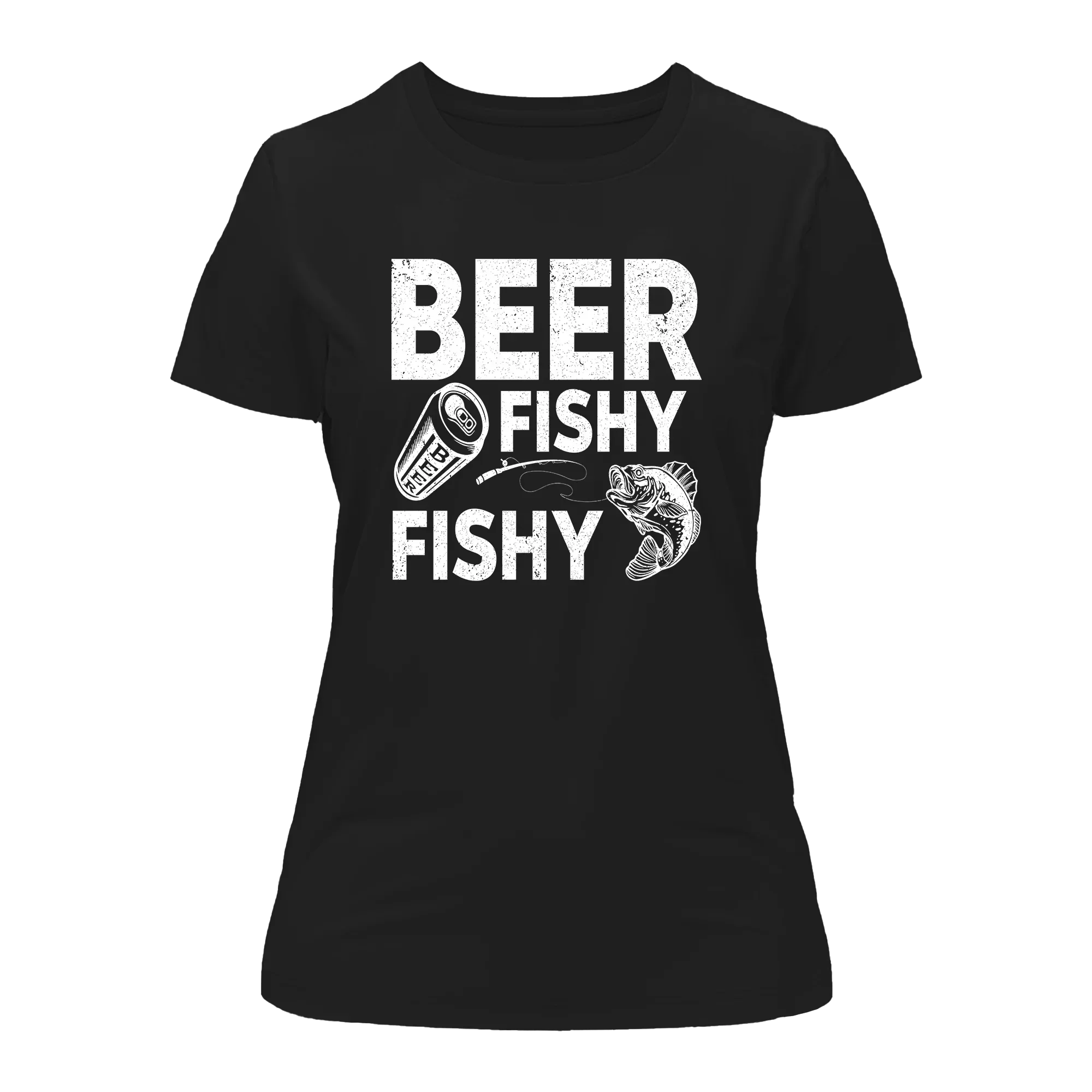 Outdoorzees Beer Fishy Fishy T-Shirt for Women - Image 2