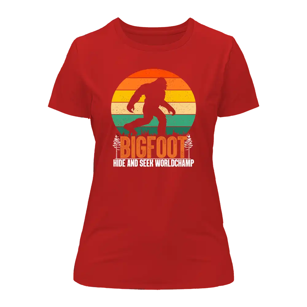 Outdoorzees Bigfoot Hide And Seek T-Shirt for Women - Image 2