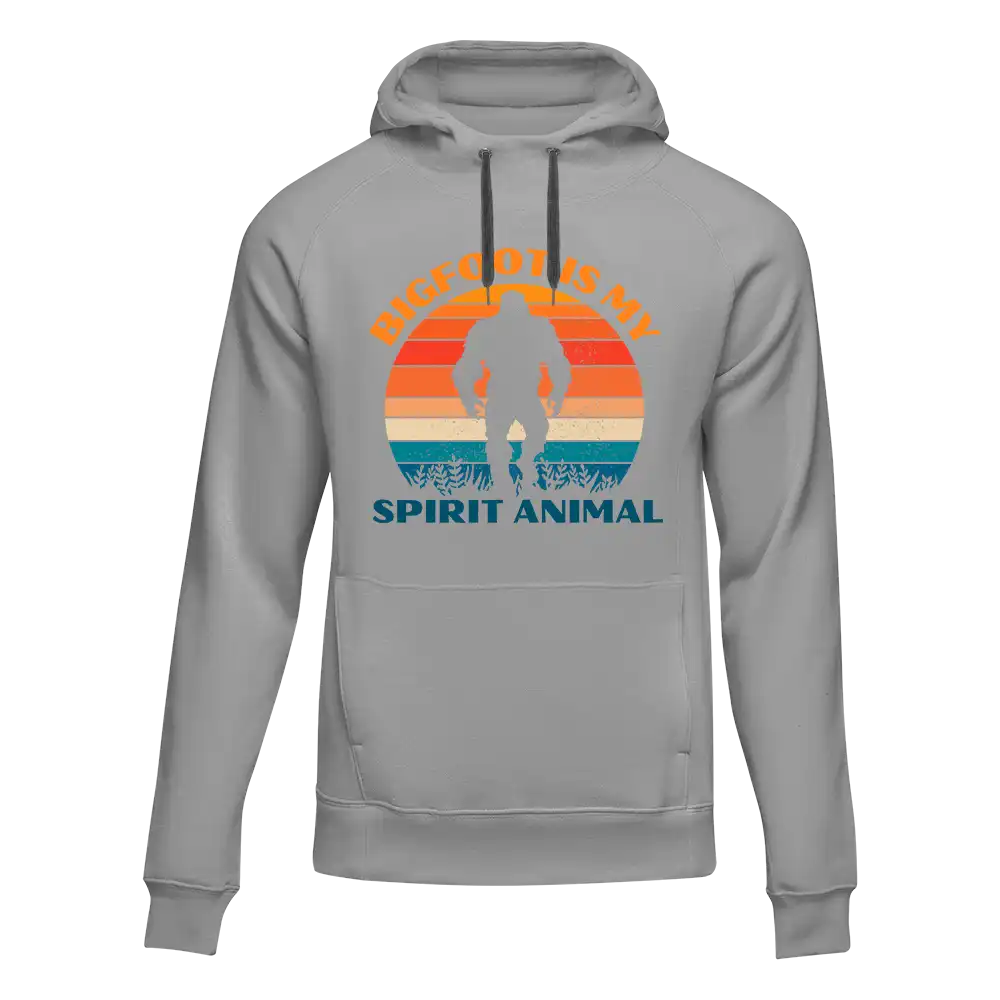 Outdoorzees Bigfoot Is My Spirit Animal Unisex Hoodie - Image 5