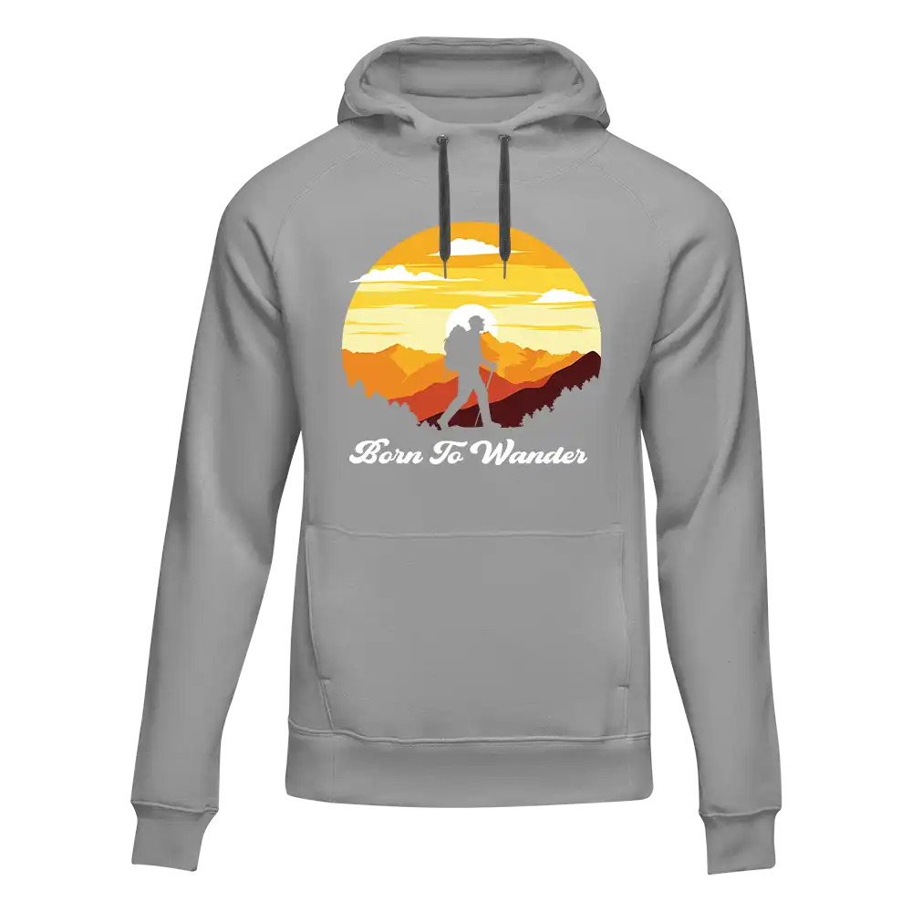 Outdoorzees Born To Wander Unisex Hoodie - Image 3