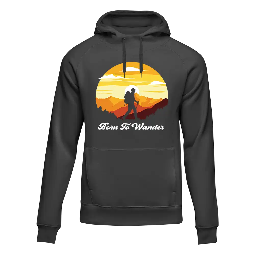 Outdoorzees Born To Wander Unisex Hoodie - Image 4