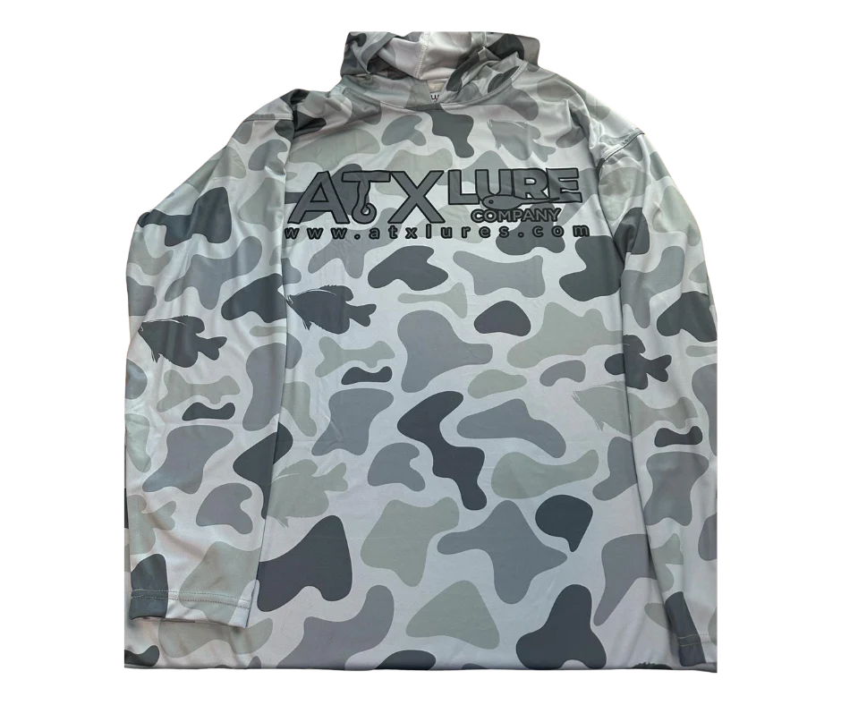 ATX Camo Hooded Fishing Shirt