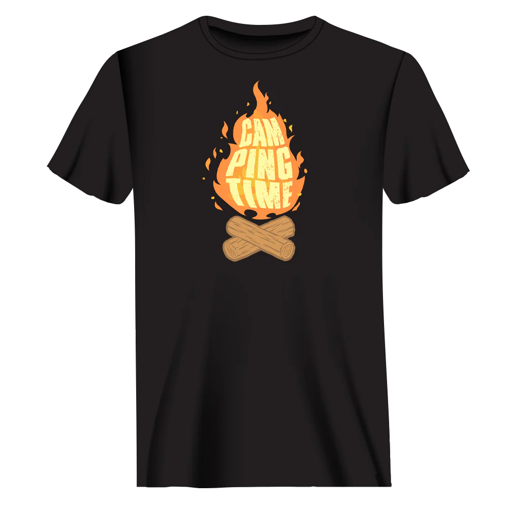Outdoorzees Camp Fire Man T-Shirt