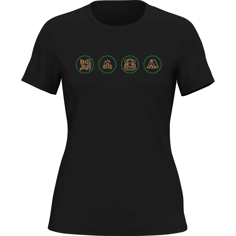 Outdoorzees Camp Life T-Shirt for Women