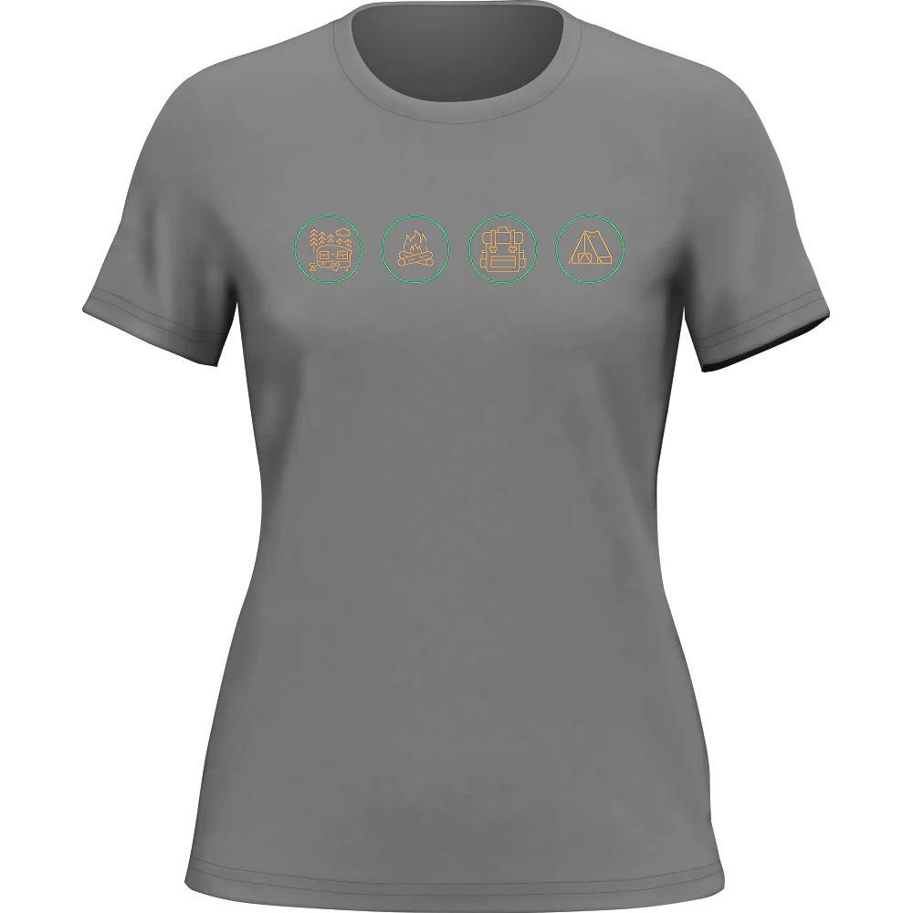 Outdoorzees Camp Life T-Shirt for Women - Image 2