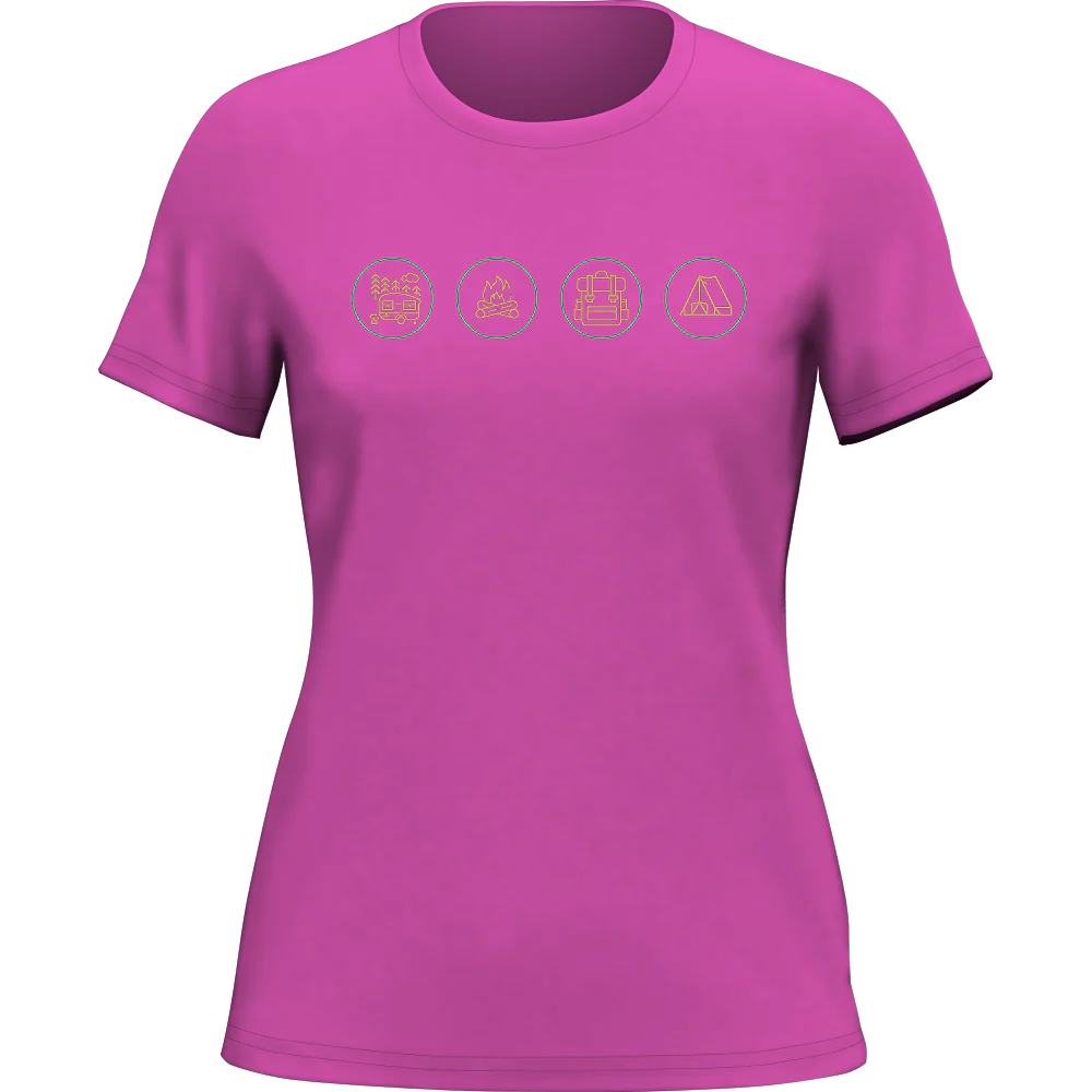 Outdoorzees Camp Life T-Shirt for Women - Image 3