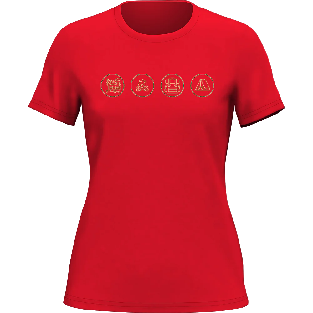 Outdoorzees Camp Life T-Shirt for Women - Image 4