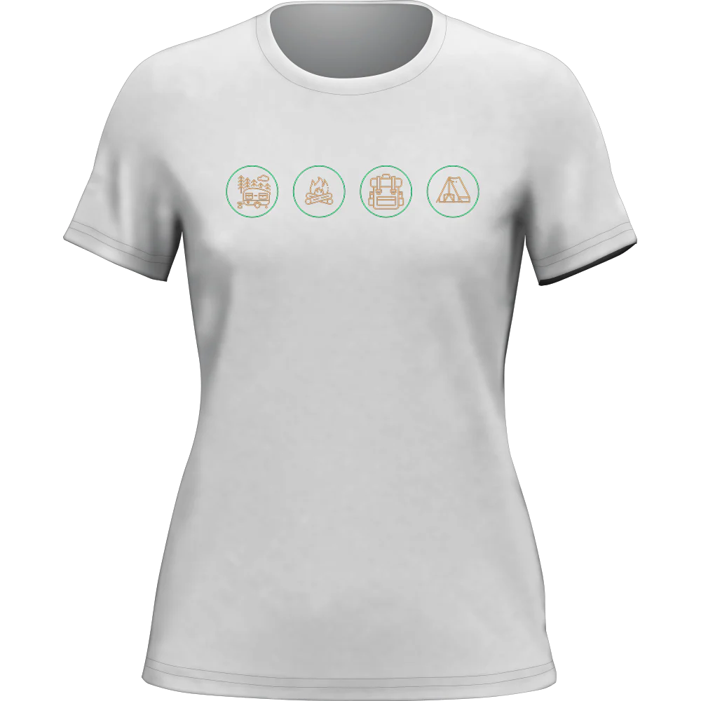 Outdoorzees Camp Life T-Shirt for Women - Image 5