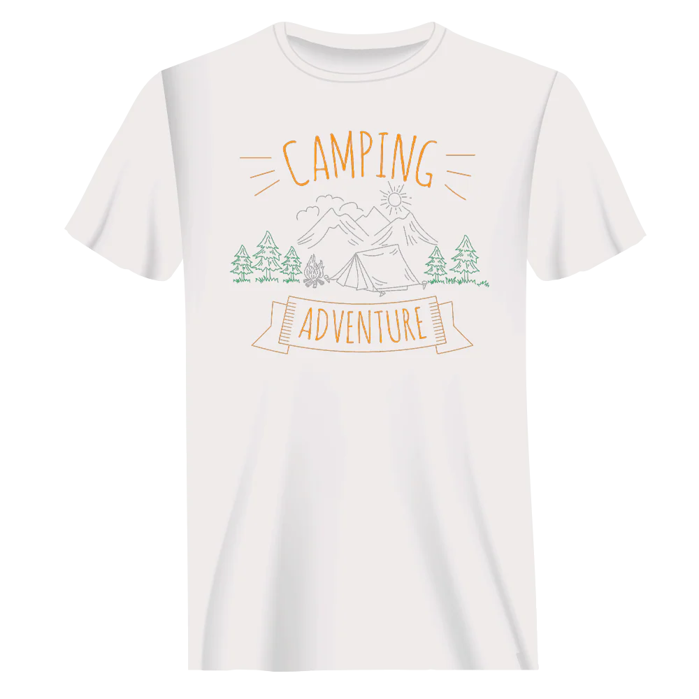 Outdoorzees Camping Adventure Man T-Shirt - Image 2