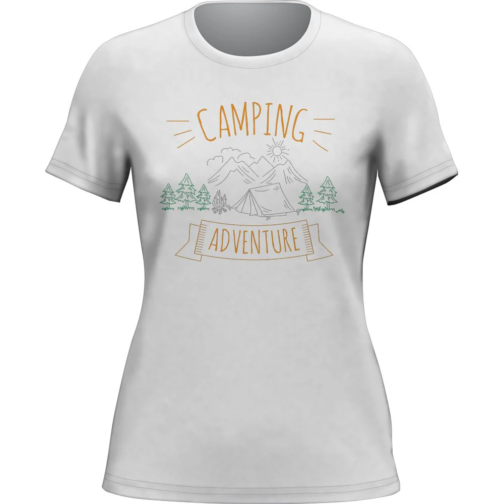 Outdoorzees Camping Adventure T-Shirt for Women - Image 2