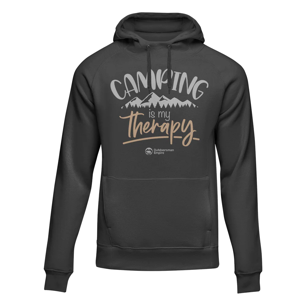Outdoorzees Camping Is My Therapy Unisex Hoodie