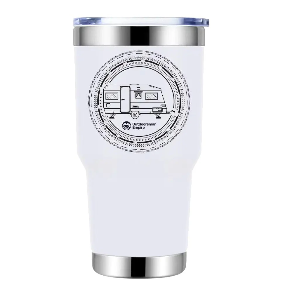 Outdoorzees Camping Kaleidoscope 30oz Insulated Vacuum Sealed Tumbler - Image 2
