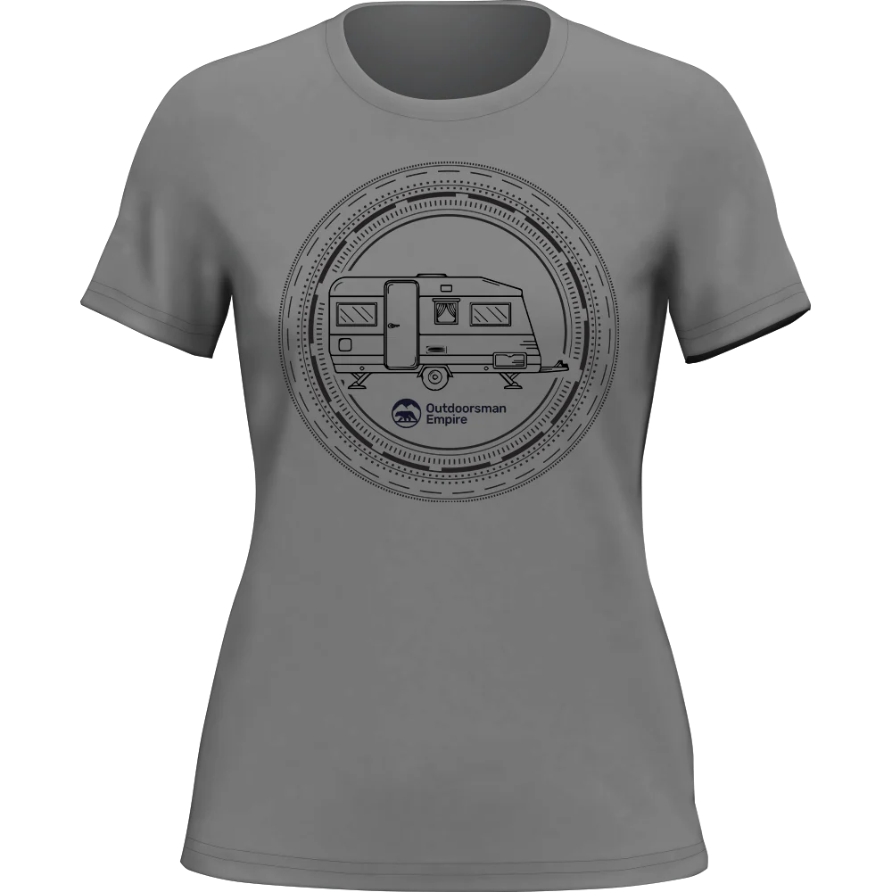 Outdoorzees Camping Kaleidoscope T-Shirt for Women