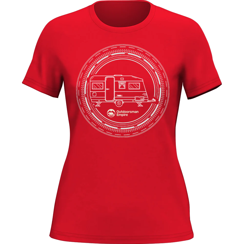 Outdoorzees Camping Kaleidoscope T-Shirt for Women - Image 2