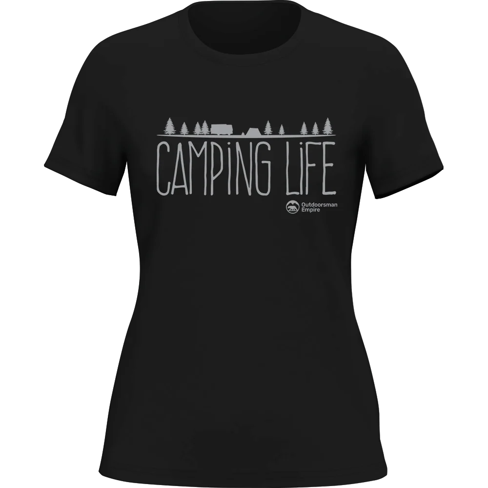 Outdoorzees Camping Life T-Shirt for Women