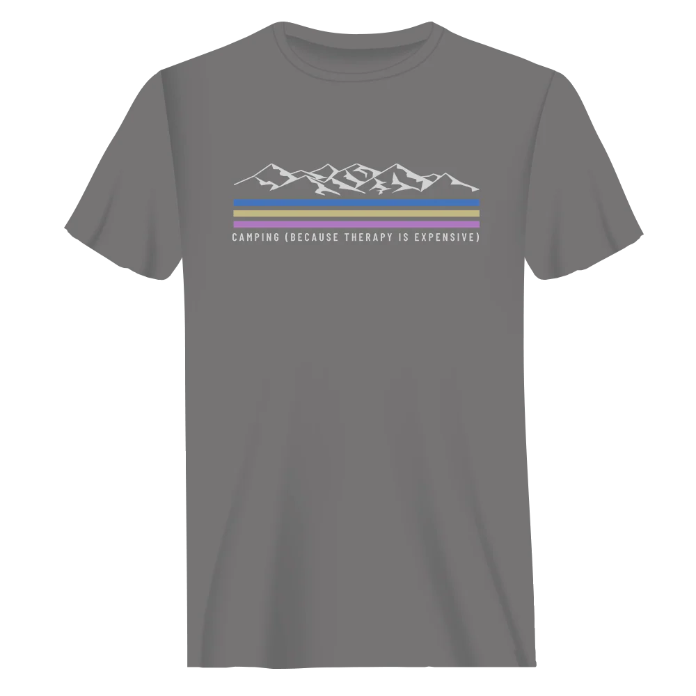 Outdoorzees Camping Lines Man T-Shirt