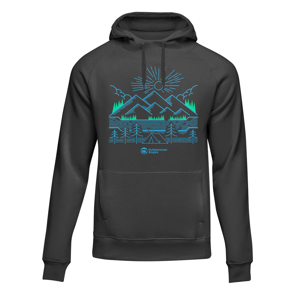 Outdoorzees Camping Lines Unisex Hoodie