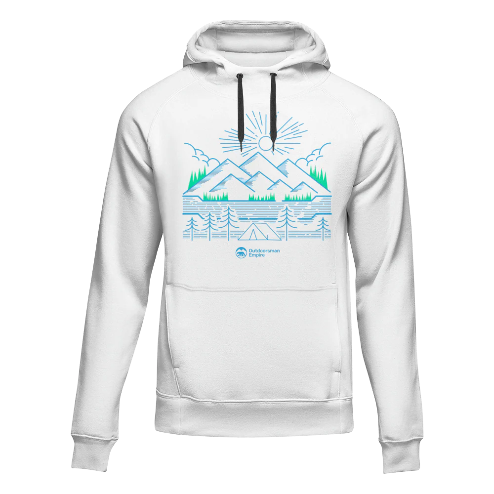 Outdoorzees Camping Lines Unisex Hoodie - Image 2