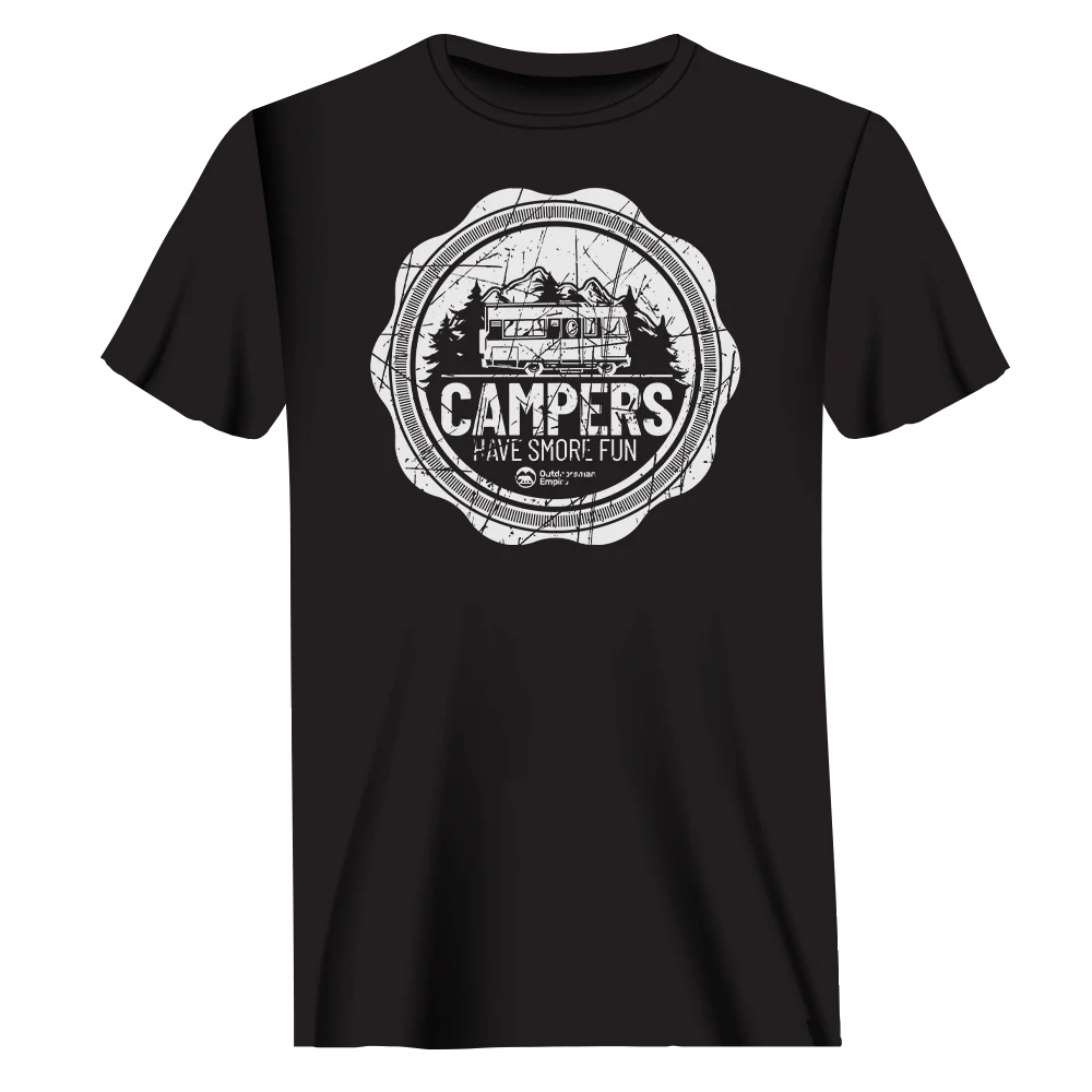 Outdoorzees Camping Seal Man T-Shirt