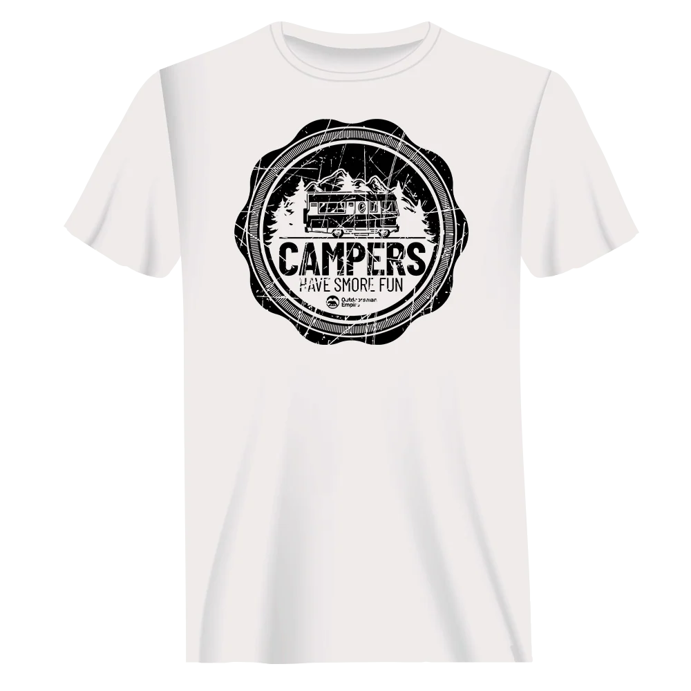 Outdoorzees Camping Seal Man T-Shirt - Image 2