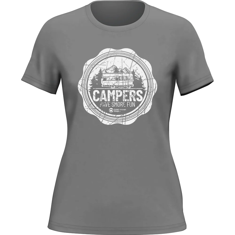 Outdoorzees Camping Seal T-Shirt for Women