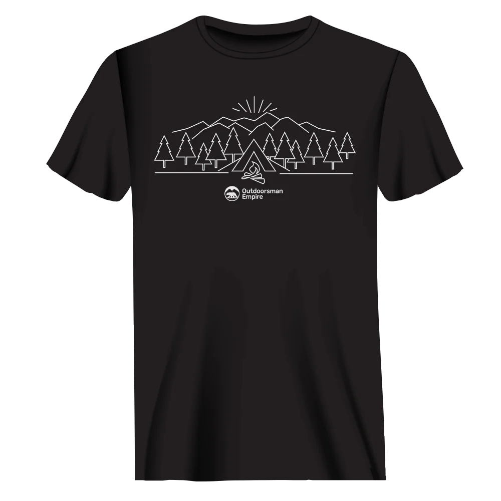 Outdoorzees Camping Triangles Man T-Shirt
