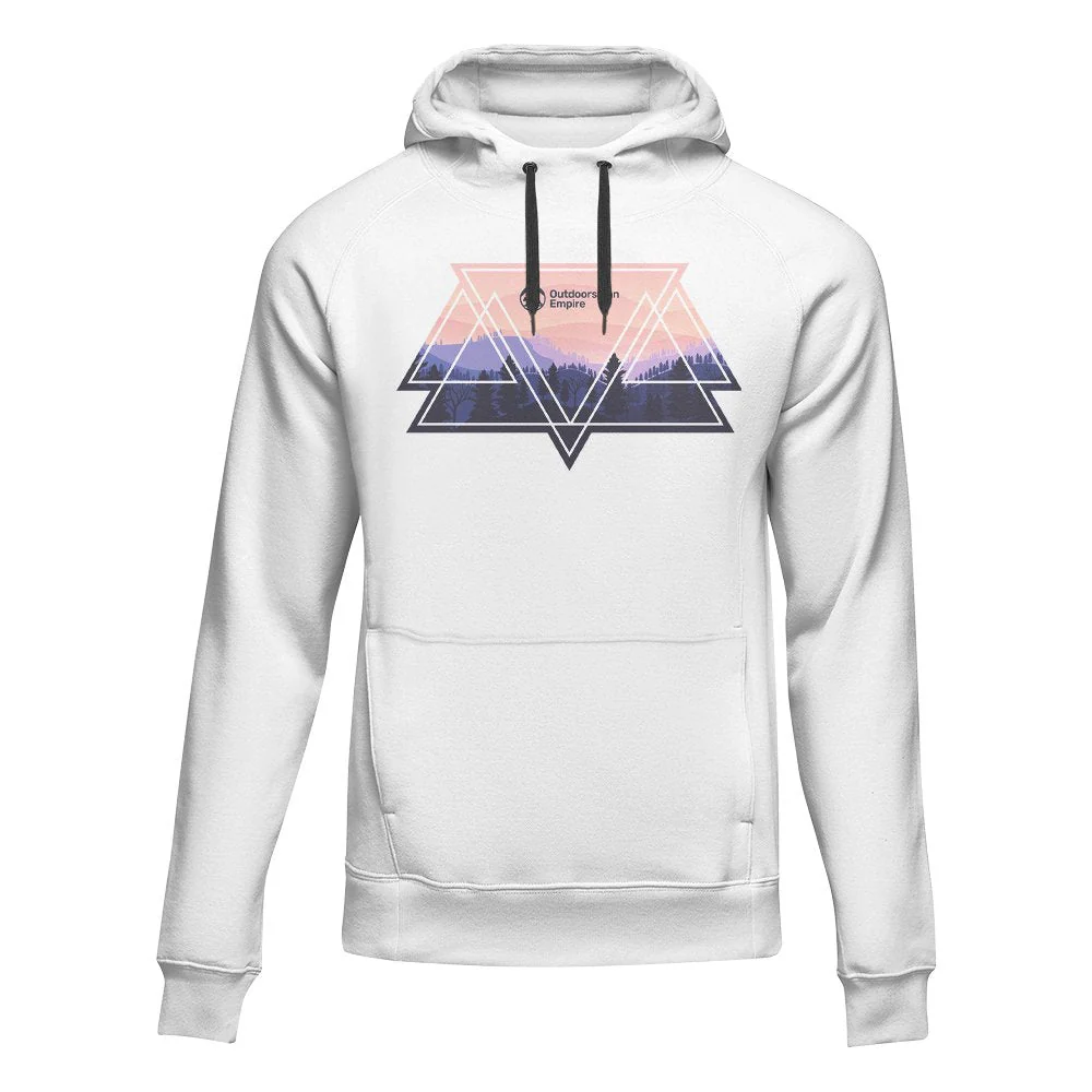 Outdoorzees Camping Triangles Unisex Hoodie - Image 2