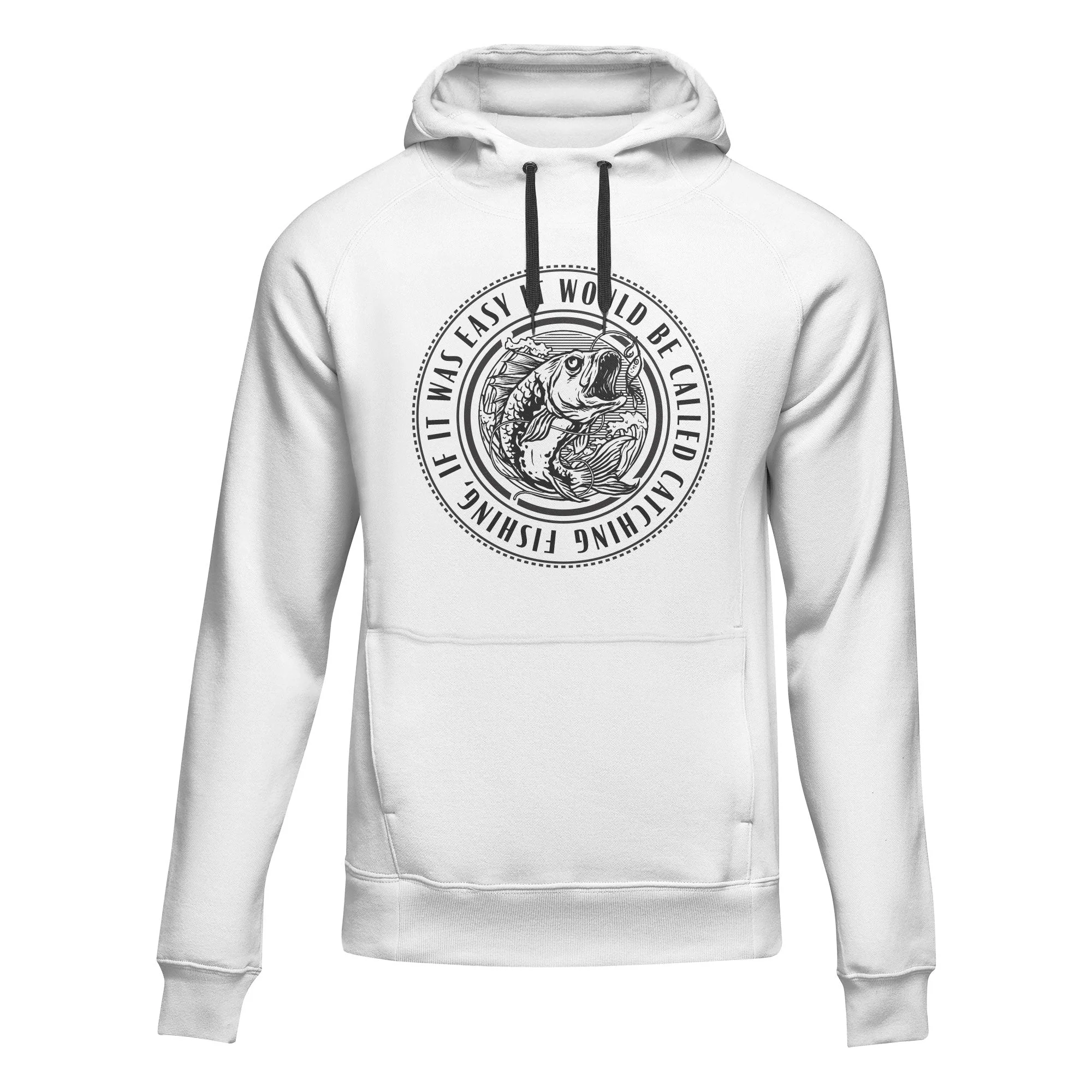 Outdoorzees Catching Fishing' Unisex Hoodie - Image 3