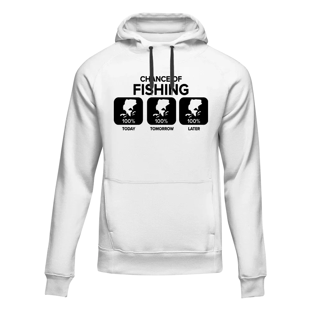 Outdoorzees Chance of Fishing Unisex Hoodie - Image 3