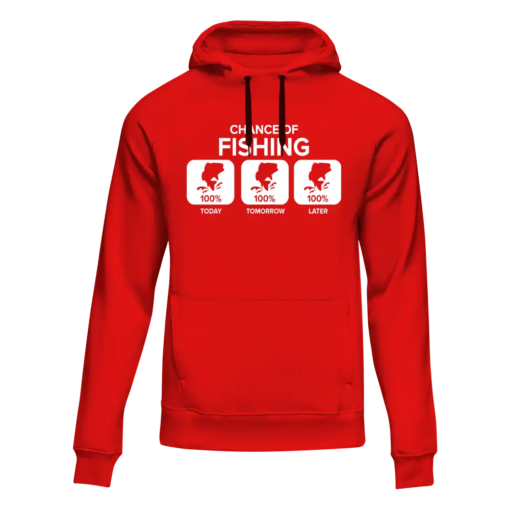 Outdoorzees Chance of Fishing Unisex Hoodie - Image 4