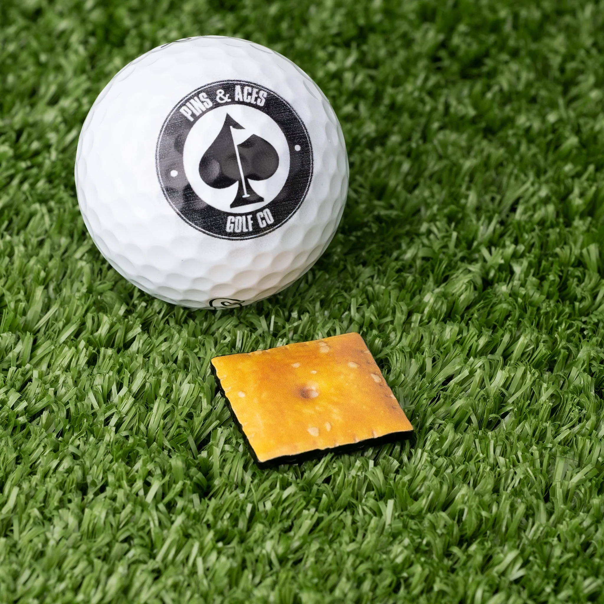 Pins and Aces Cheese Cracker Ball Marker - Image 4
