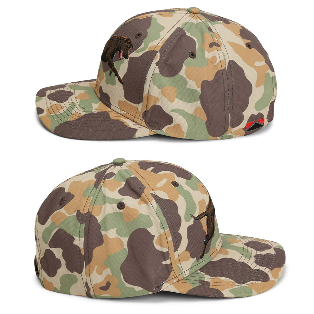 Paramount Outdoors Chocolate Lab 6-Panel Riverside Vintage Camo Cap - Image 3